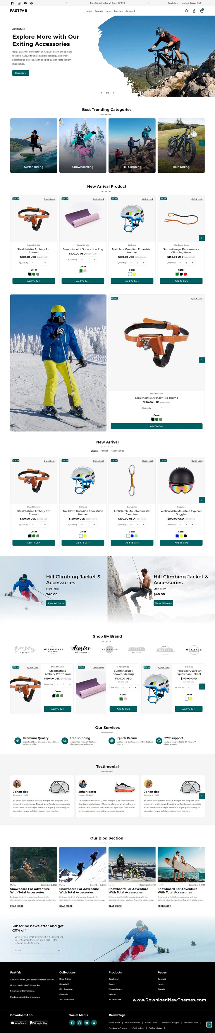 FastFab - Multipurpose Fashion & Clothing Shopify 2.0 Theme Review