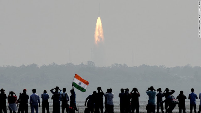 India successfully put a record 104 satellites from a single rocket into orbit on February 15 in the latest triumph for its famously frugal space agency.