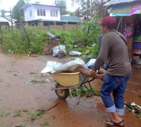 Philipines' storm effect