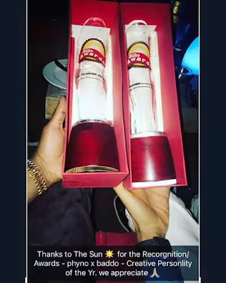 The Sun Award Olamide And Phyno Creative Personality Of The Year