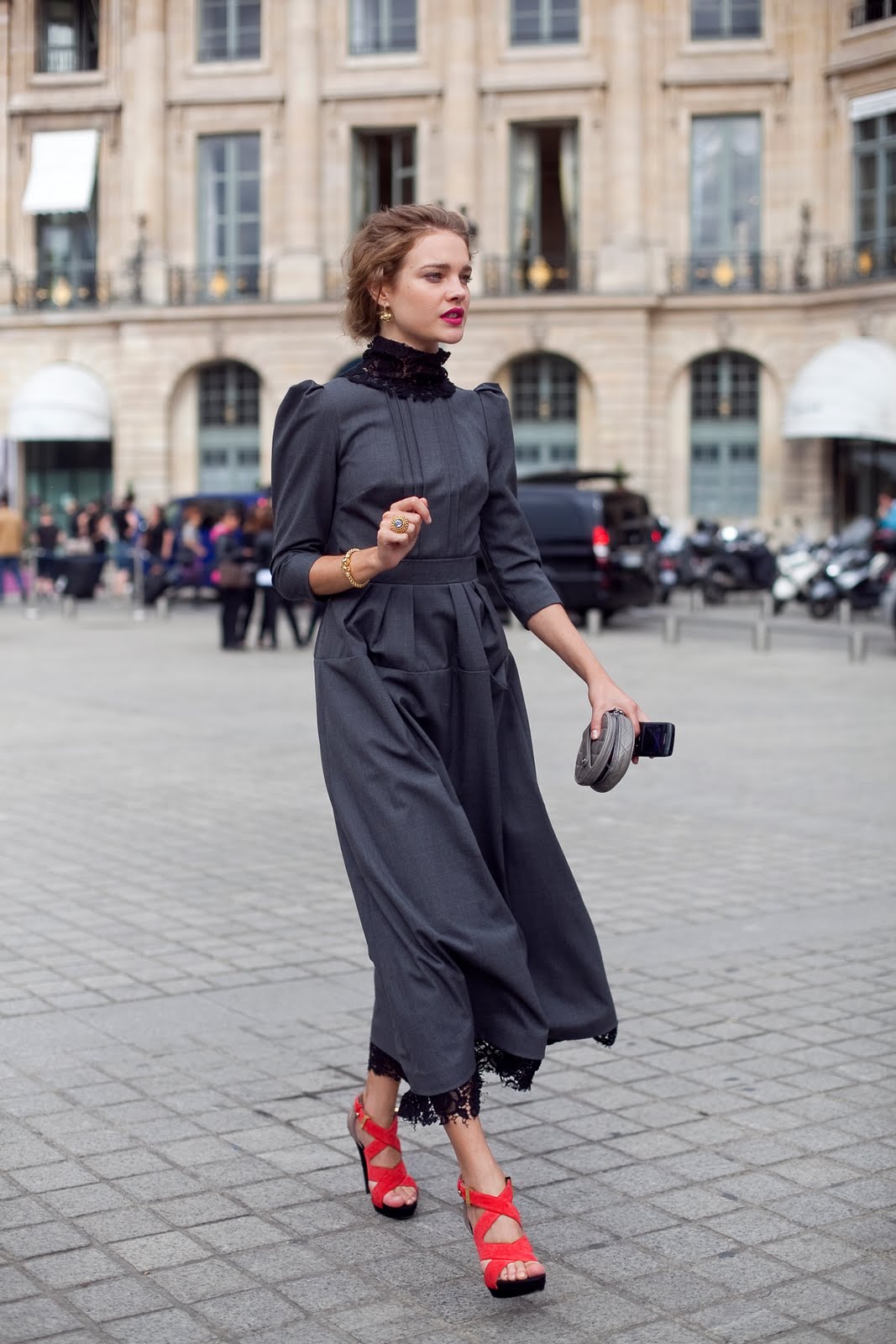 Natalia Vodianova at Place Vendôme