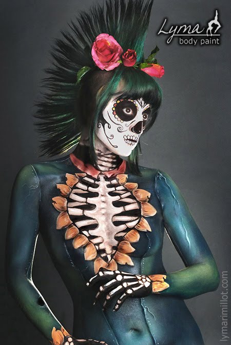 Halloween Body Painting