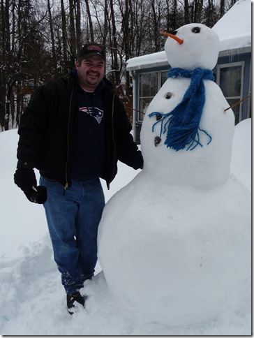 jay and snowman