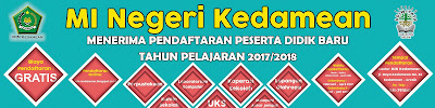 Spanduk PPDB Tahun Pelajaran 2017/2018