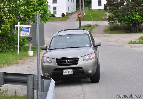 2. parked on the edge of the road-kab