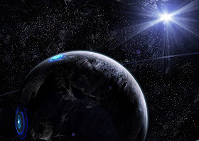 Apophis explosão, fótons de Alcyone, planeta de luz no universo
