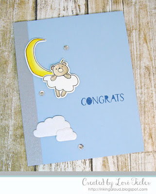 Congrats card-designed by Lori Tecler/Inking Aloud-stamps and dies from WPlus9