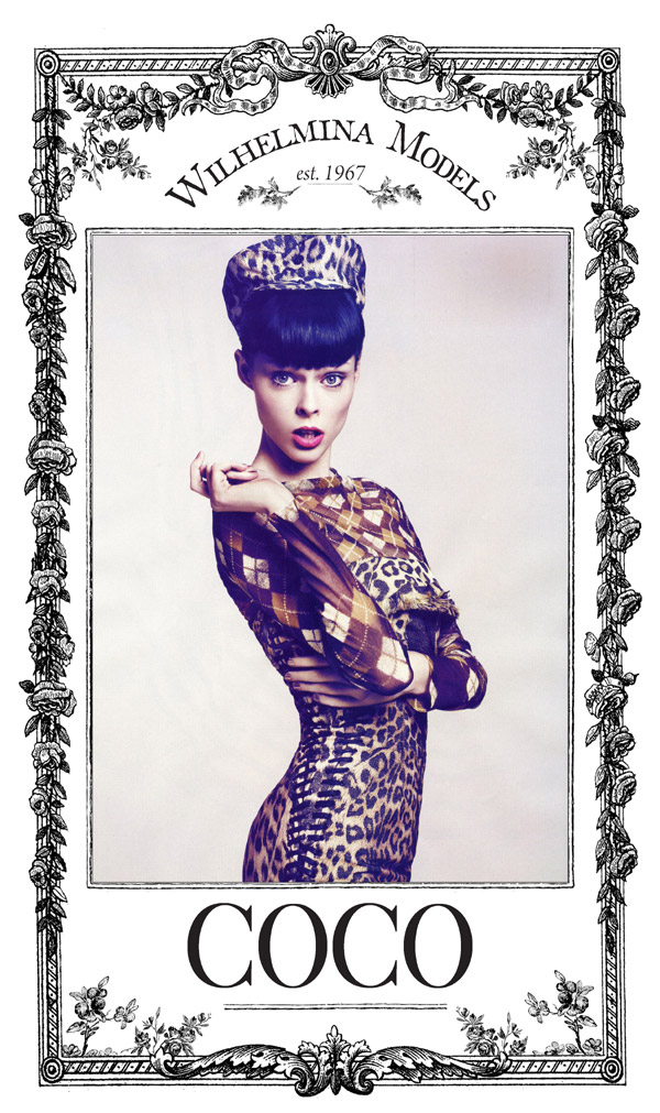 Coco Rocha — New York Fashion week S/S 12 ShowCard
