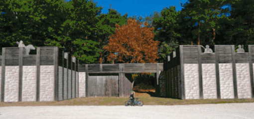 Oppidum Manching reconstruction