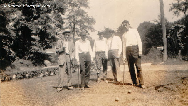 Men playing croquet, Shenandoah, VA about 1925-1930