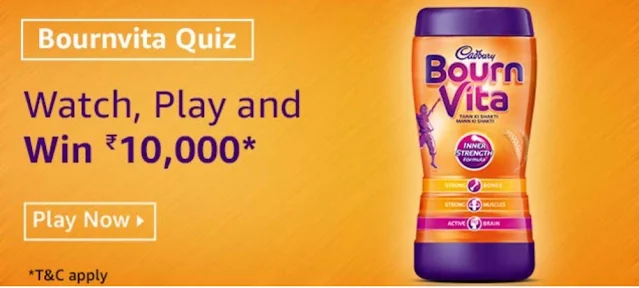 Amazon Bournvita Quiz