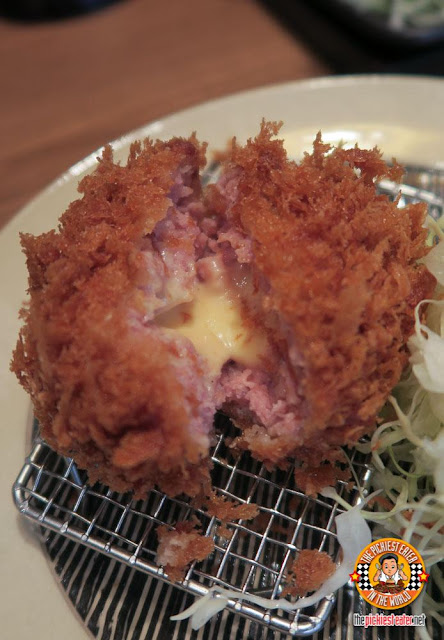 cheese minced pork katsu