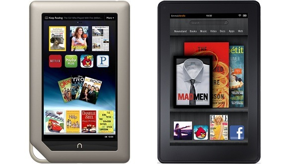 Kindle Fire vs Nook Tablet