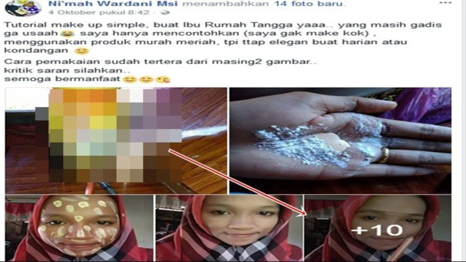 Berhasil Sulap Wajahnya Menjadi Cantik Cara Make Up Wanita Ini