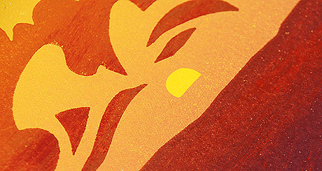 Sunset in progress