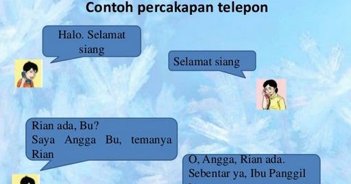 8 Contoh Percakapan Dua Orang di Telepon - Materi Belajar