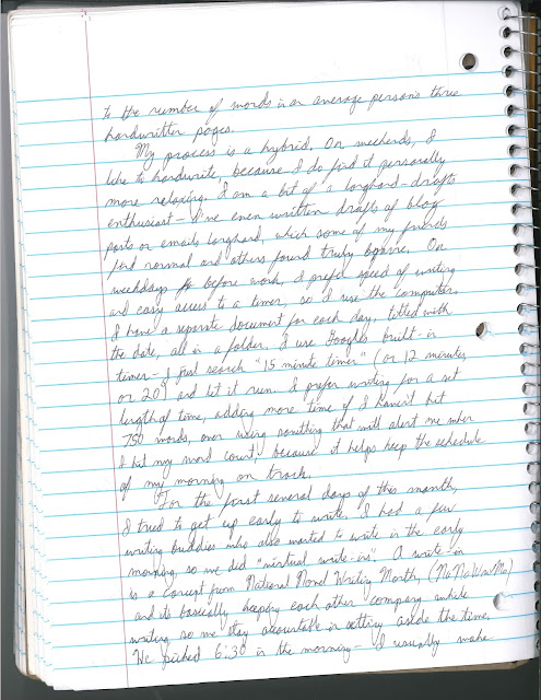 Images are of hand-written pages containing the blog text. To access the text typed out, use the link at the top of this post.