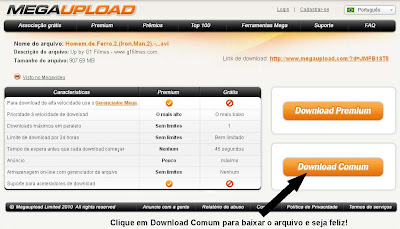 Imagem+3 Como Baixar Pelo MegaUpload? Download Filmes Grátis