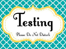 Free Printable "Testing" Sign | Apples to Applique