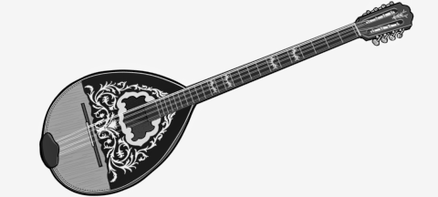 Greek musical instrument ： Bouzouki