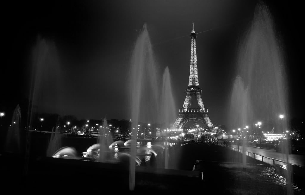 Paris Paris Eiffel  Tower  Black  And White 