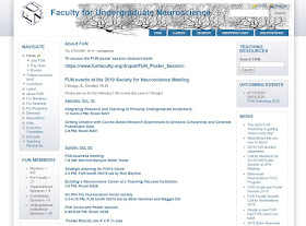 Faculty for Undergraduate Neuroscience web page