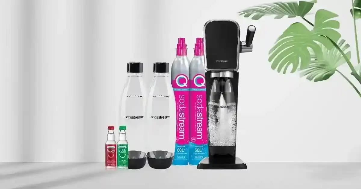 Sip & Sparkle | Elevate Your Hydration Game with the SodaStream Art Sparkling Water Maker Bundle on Amazon