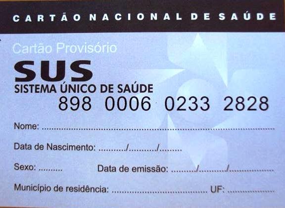 Cartão do SUS será obrigatório em todas unidades de saúde 