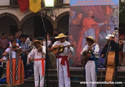 Purepechan Music in honor of Don Vasco de Quiroga in Patzcuaro
