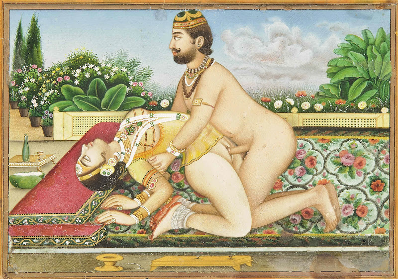 An Amorous Embrace, Probably Udaipur, Rajasthan, Late 19th Century