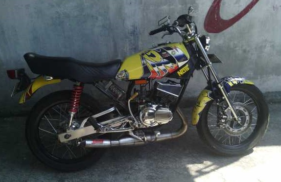 Modif Motor Rx King Warna Hijau