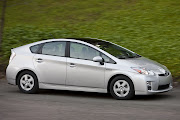 Toyota prius in silver