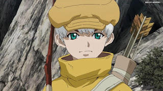 ドクターストーンアニメ 2期4話 西園寺羽京 Saionji Ukyo CV.小野賢章 | Dr. STONE Episode 28