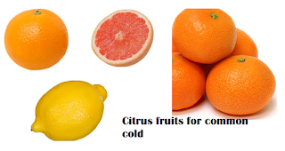 Eat more citrus fruits for common cold