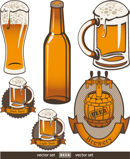 cervezas en clipart