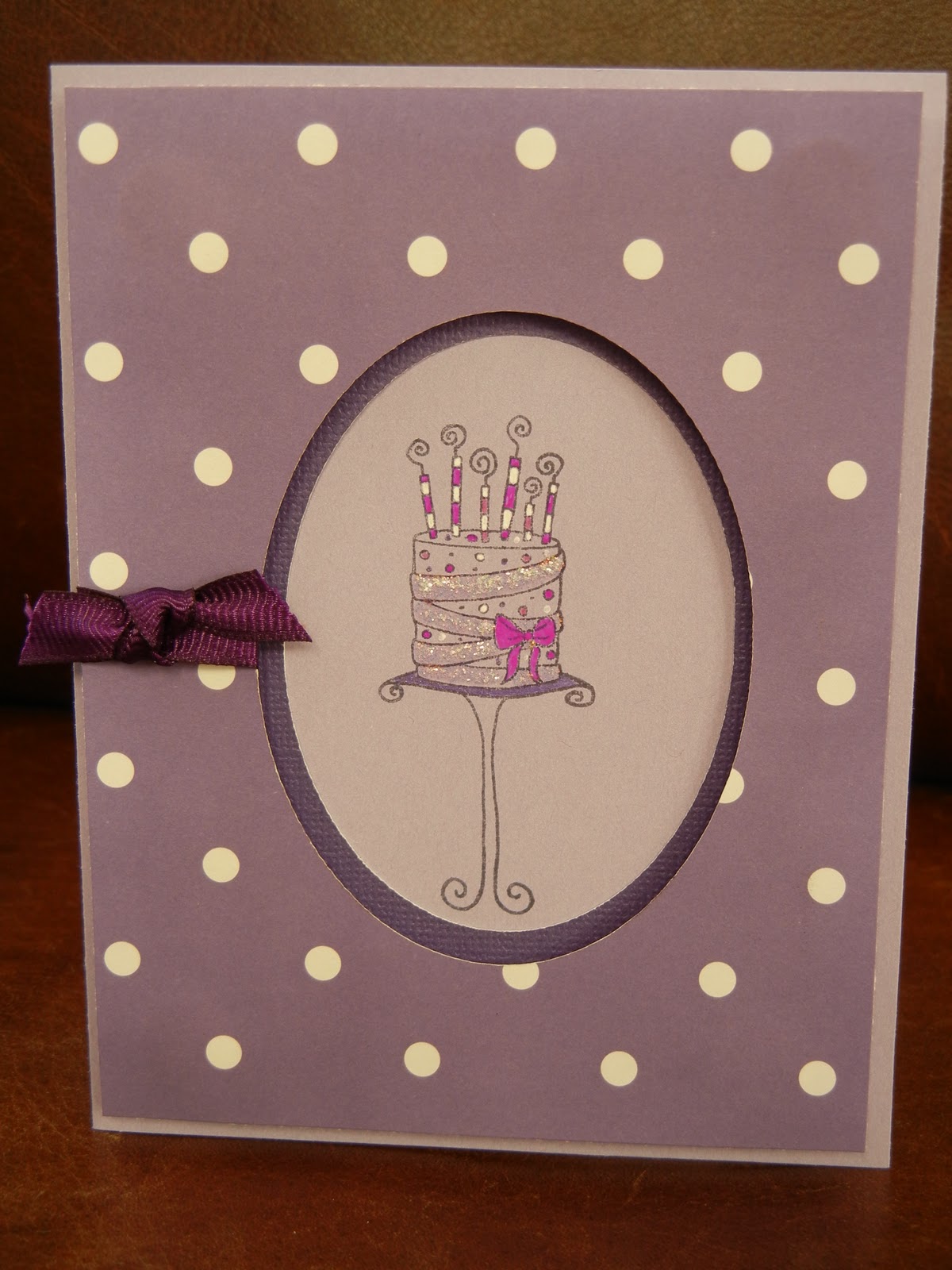 ... with PAPER!!: Impression Obsession Stamps: The Color Purple Challenge