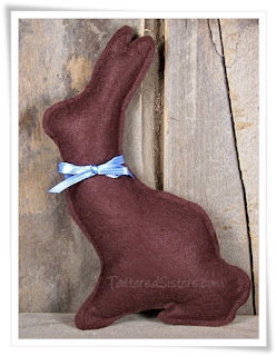 Felt Chocolate Easter Bunny Pattern