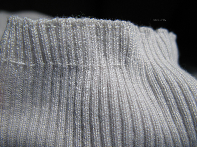 Threading My Way: How to Easily Mend Stretched Ribbing on Clothing