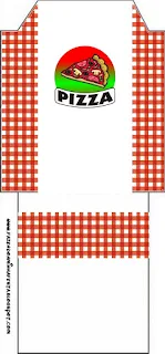 Pizza Party Free Printable Tea Bag.