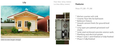 Garden Bloom Villas House and Lot For Sale in Cotcot, Liloan, Cebu Lily One Storey Single Detached 1.3M