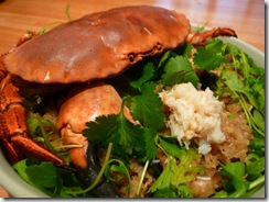 Riz Gluant de la Noblesse au crabe rouge