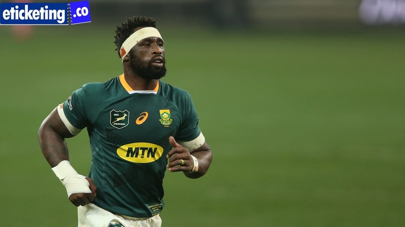 The captain of South Africa chances in the Rugby World Cup are in question.