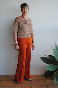 flared linen pants - a tribute to the 70's