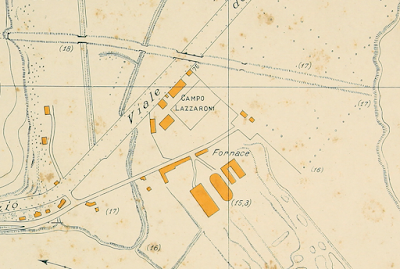 Campo Lazzaroni Tor di Quinto mappa