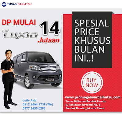 Promo Daihatsu Luxio Spesial Akhir Tahun 2017