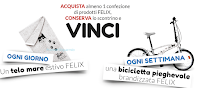 Logo Vinci 42 teli mare e 6 biciclette Felix con ''Tutti pazzi per l'estate''