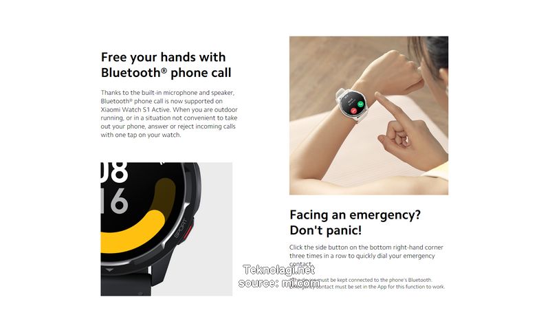 Xiaomi Watch S1 Active Bisa Untuk Telepon