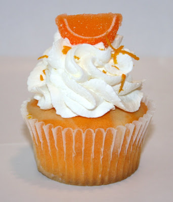 orange cupcake