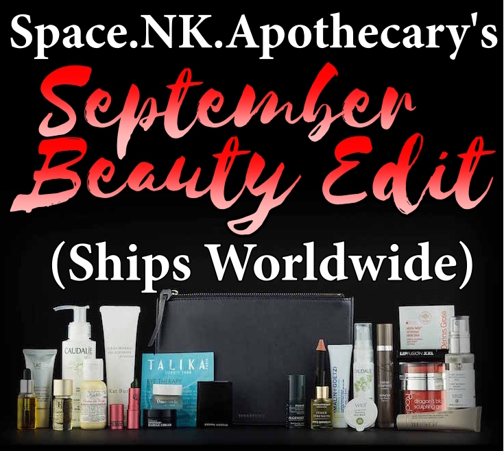Space NK September Beauty Edits are two luxury gifts with purchase, containing a range of full-size and sample makeup and skincare. 