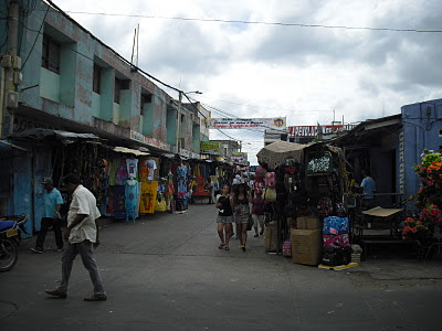 Dirty old town: A typical scene from the many markets in downtown Maicao - busy and dirty, it has a very 'eastern' feel to it.